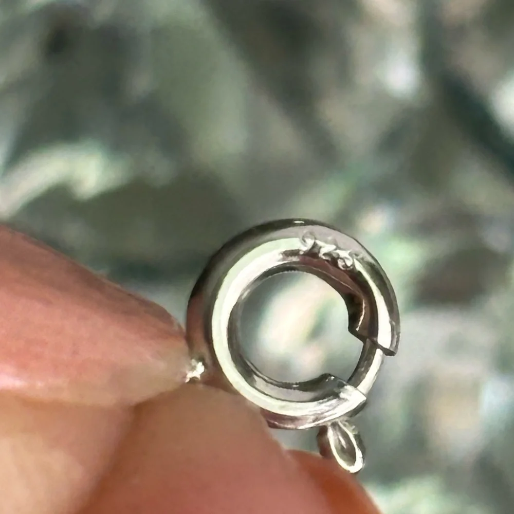 1 cttw Moissanite Halo Pendant Necklace - Picture 3 of 4